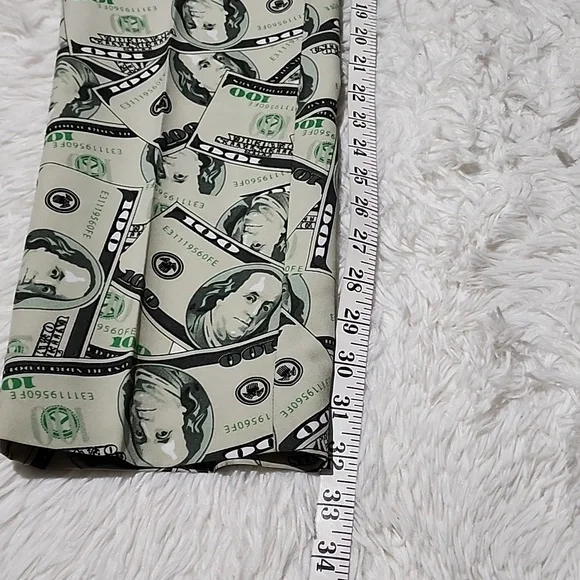 OPPO SUITS SET Stylish Money Print Blazer/ Pant  Green and Black - Picture 15 of 15